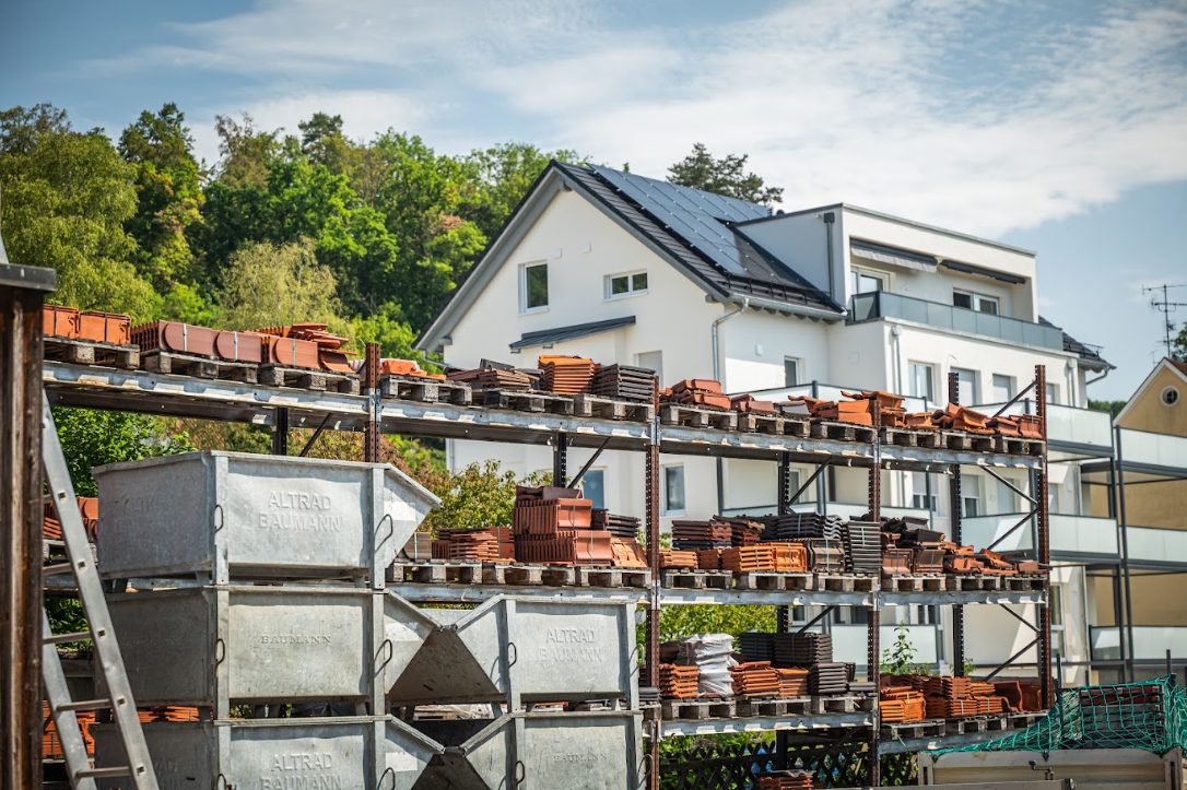 Saniertes Steildach eines Wohnhauses in Sigmaringen